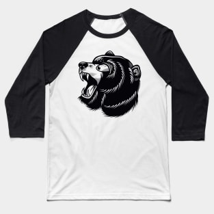 Bear head Baseball T-Shirt